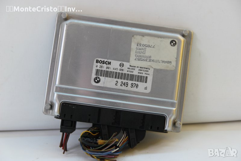 Моторен компютър ECU BMW E46 (1998-2005г.) 0 281 001 445 / 0281001445 / 2249970 / 2 249 970, снимка 1