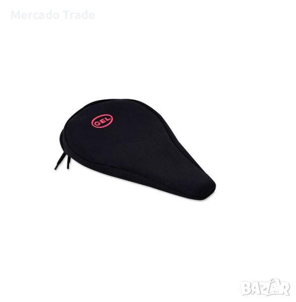 Покривало гел седалка Mercado Trade, За велосипед, Черен, снимка 1