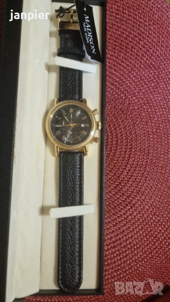 Мъжки масивен часовник Madison  Chronograph. Чисто нов!!!, снимка 1