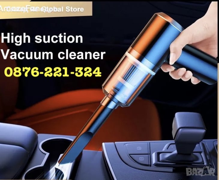 2022 2в1 Безжична преносима прахосмукачка за кола автомобил дом, снимка 1