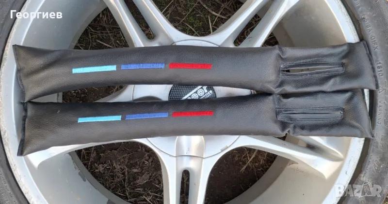BMW M-Power лого уплътнители между седалки, снимка 1