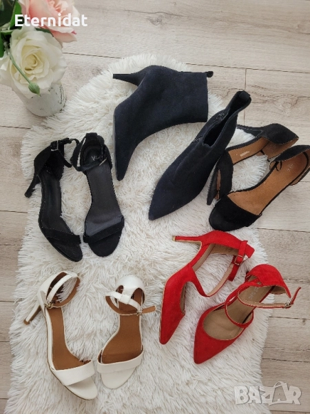 Елегантни обувки на ток сандали, боти , снимка 1