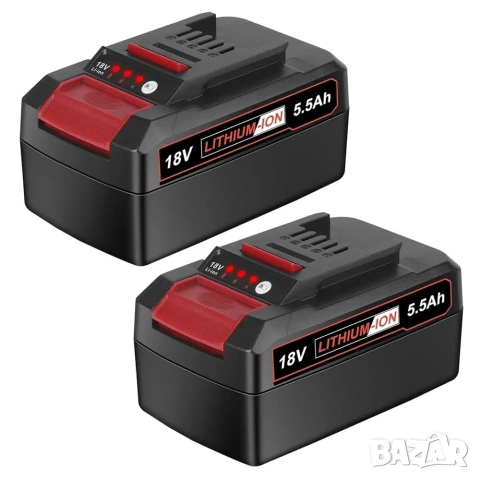 ПРОМО ! 2 бр Einhell Комплект 18 V 5.5 Ah акумулаторни батерии !, снимка 2 - Градинска техника - 53455840