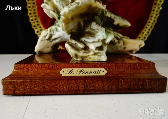 Порцеланова статуетка птица Дрозд,Capodimonte от R.Pennati. , снимка 7 - Антикварни и старинни предмети - 52900268