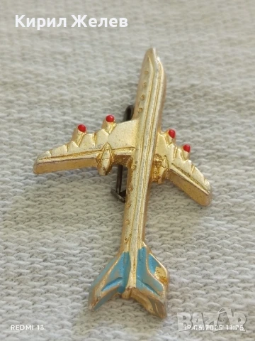 Стара значка първият модел самолет от серията Lockheed за КОЛЕКЦИЯ ДЕКОРАЦИЯ 47147, снимка 4 - Колекции - 50720879