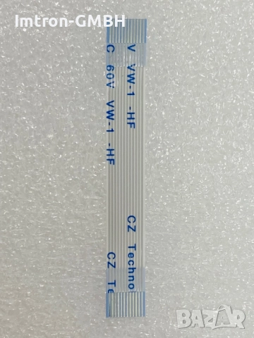 Лентов кабел AWM 20706 / 20861 105C 60V VW-1 HF гъвкав FFC кабел  50 ​​мм /  12 пина / 0,5x12x50 mm