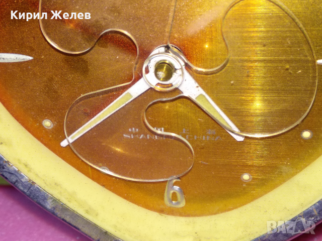 SHANGHAI CHINA Стар РЯДЪК КОЛЕКЦИОНЕРСКИ РЕТРО МЕХАНИЧЕН КИТАЙСКИ БУДИЛНИК ШАНХАЙ 30822, снимка 2 - Антикварни и старинни предмети - 44548944