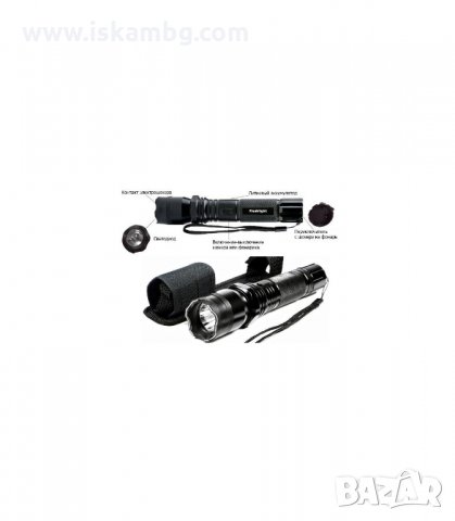 LED ФЕНЕР, ПОЛИЦЕЙСКИ С ЕЛЕКТРОШОК TYPE - код 1101 , снимка 8 - Бойно оръжие - 34079560