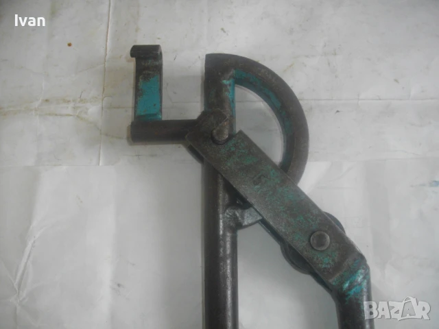 ф15мм НЕМСКИ ГОЛЯМ СТАРО КАЧЕСТВО ТРЪБОГИБ РЪЧЕН УРЕД ЗА ОГЪВАНЕ НА ВСЯКАКВИ ТРЪБИ ДИАМЕТЪР ДО ф15мм, снимка 3 - Други инструменти - 50476828