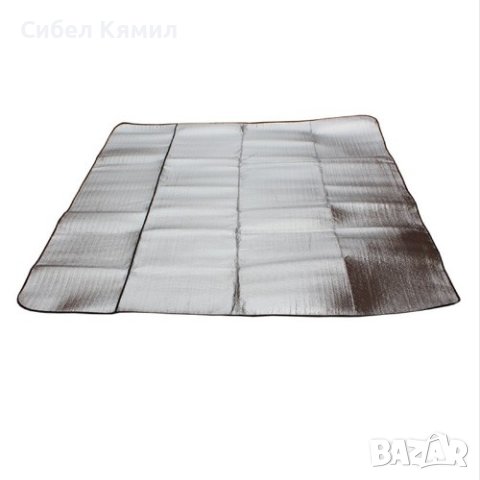 Постелка за къмпинг с двойно алуминиево покритие, снимка 6 - Надуваеми легла - 41345363