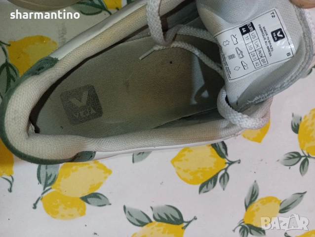 VEJA V12 кожени сникърси N 44, снимка 7 - Маратонки - 53205816