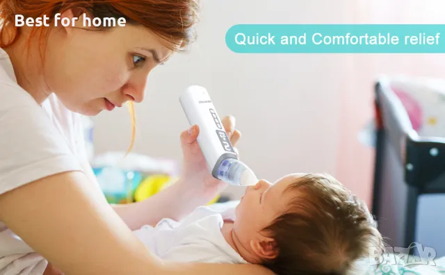 Електрически аспиратор за сополи TAIKOUL акумулаторен, снимка 7 - Прибори, съдове, шишета и биберони - 47819350