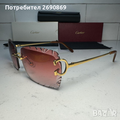 Cartier Diamond Cut слънчеви очила, снимка 2 - Слънчеви и диоптрични очила - 44659471