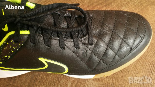 NIKE TIEMPO Размер EUR 42 / UK 7,5 обувки за футбол в зала естествена кожа 45-13-S, снимка 7 - Спортни обувки - 40028453