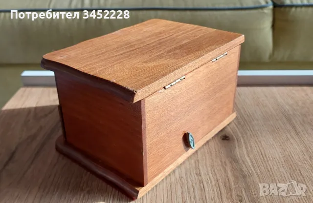 кутия музикална дървена за бижута за ценители , снимка 7 - Антикварни и старинни предмети - 49292562