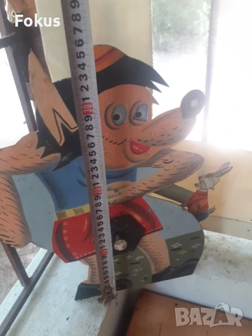 Стара бълг.метална мишена играчка от стрелбище Ну Погоди, снимка 7 - Антикварни и старинни предмети - 51132151