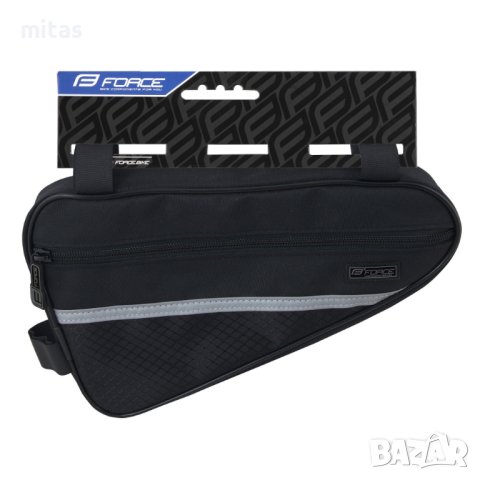 Чанта за велосипед LONG ECO, монтаж на рамка, черна, снимка 2 - Аксесоари за велосипеди - 40703493