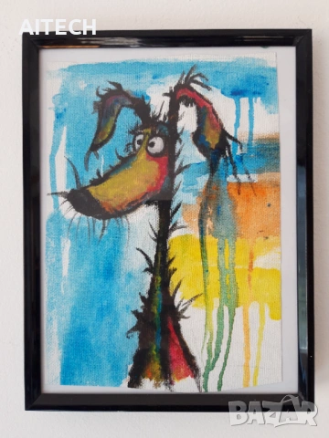 Ръчно рисувана картина, снимка 2 - Декорация за дома - 53590201