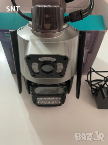 4K 8MP ВъншнаКамера с WiFi Двоен Екран, снимка 2 - IP камери - 53711460