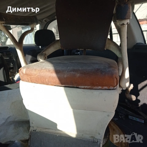 Антикварен механичен зъболекарски стол , снимка 3 - Антикварни и старинни предмети - 53141204