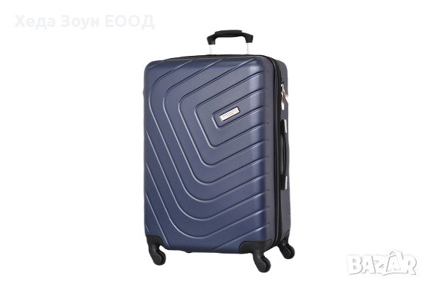 Куфар ABS среден 65 х 44 х 27см Черен/Син/Кафяв/Бордо, снимка 2 - Куфари - 40852545