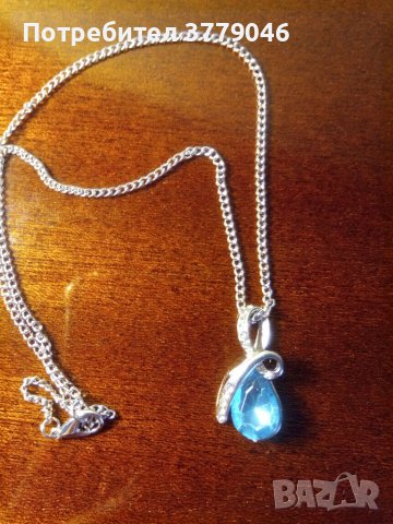 Колие с кристал, снимка 4 - Колиета, медальони, синджири - 41449015