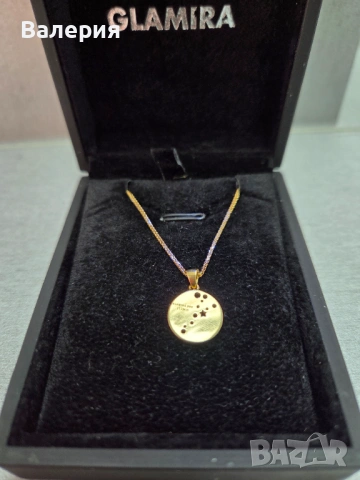 Glamira златно колие зодия Телец 3.46гр./14к.