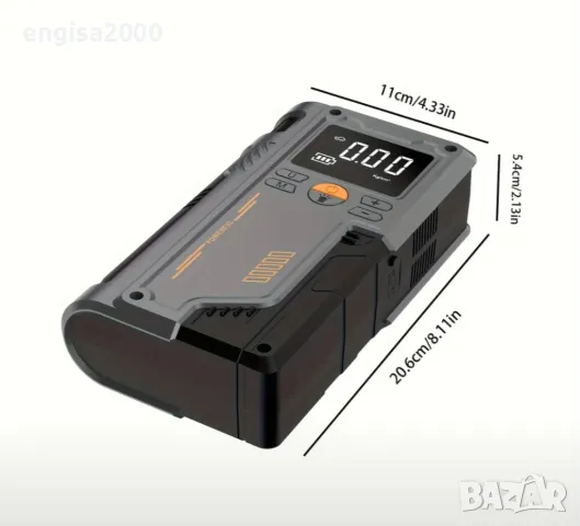 ПРОМО! Стартерна батерия + помпа + фенер, снимка 10 - Друга електроника - 48929922