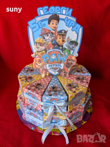 Картонена торта Пес патрул