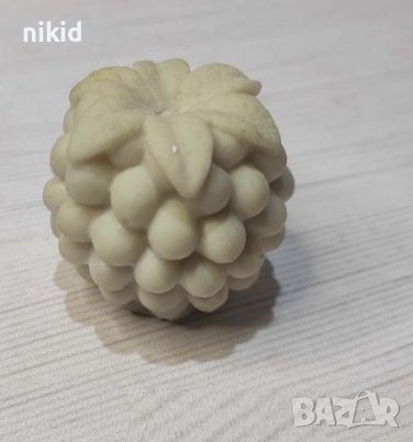 3D голяма малина с листо силиконов молд форма фондан гипс шоколад свещ сапун декор