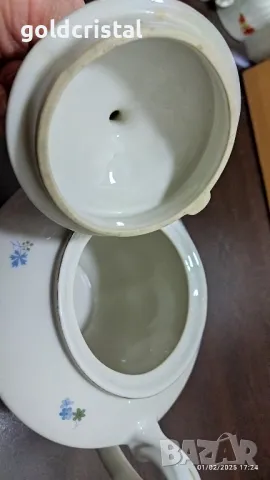 Стар български порцелан чайни, снимка 5 - Антикварни и старинни предмети - 48922843