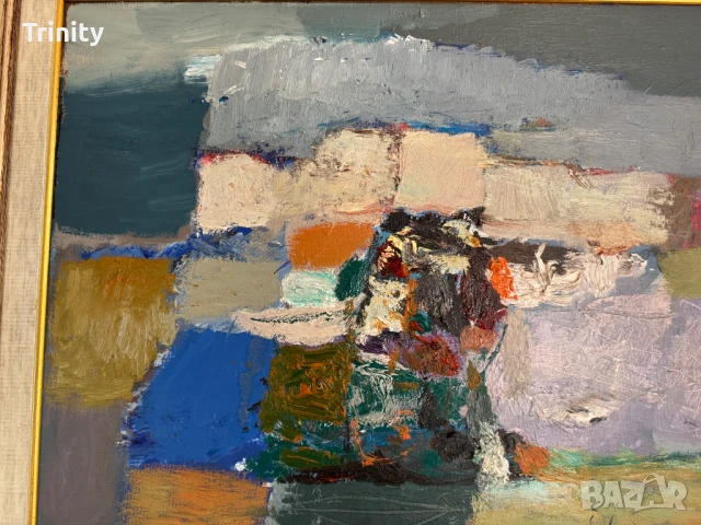 Картина масло на платно - Евгений Петров, снимка 3 - Други ценни предмети - 50568415