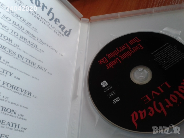 Motörhead – Live: Everything Louder Than Everything Else DVD original, снимка 2 - DVD дискове - 52490259