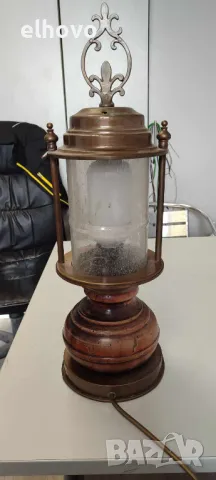 Стара месингова лампа, снимка 7 - Други ценни предмети - 48597197