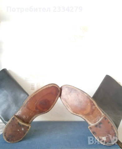 Стари офицерски, военни ботуши, кожа гьон, перфектни, неупотребявани. , снимка 4 - Антикварни и старинни предмети - 53695872