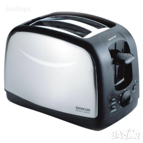 Тостер Sencor STS 2651, 1000W, 7 степени за препичане, Черен/Сив