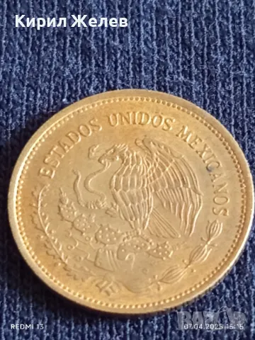 Две монети 5 долара 1981г. / 20 цента 1984г. Мексико за КОЛЕКЦИЯ ДЕКОРАЦИЯ 50022, снимка 8 - Нумизматика и бонистика - 49794575