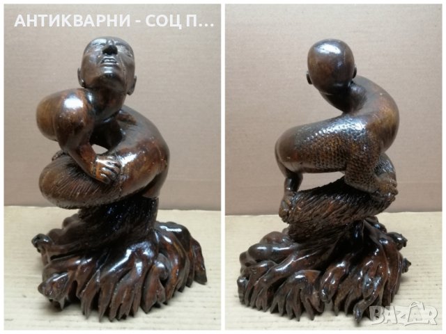 Стара Ръчна Дърворезба / 2,3 кг. , снимка 6 - Антикварни и старинни предмети - 44353653