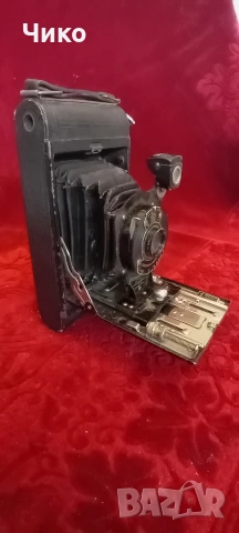 Стара английска мехова камера "Кодак", снимка 9 - Антикварни и старинни предмети - 53713459