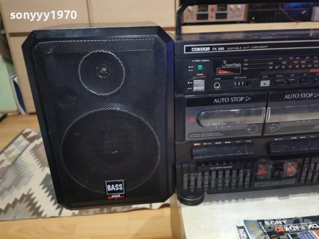 CONDOR FK 889 ОГРОМЕН КАСЕТОФОН 1403261939LCHERY1, снимка 9 - Радиокасетофони, транзистори - 53840056