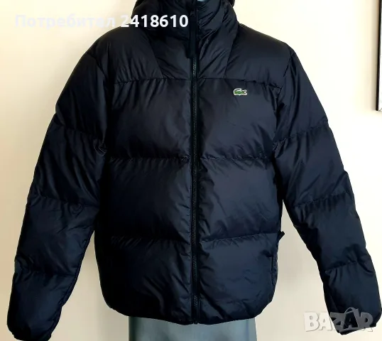Lacoste  Down Mens Jacket Size M / L  НОВО! ОРИГИНАЛ! Зимно пухено Яке!