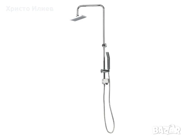 Душ комплект със слушалка тип дъждовен душ, с душ маркуч 150см, снимка 2 - Душове - 49269486
