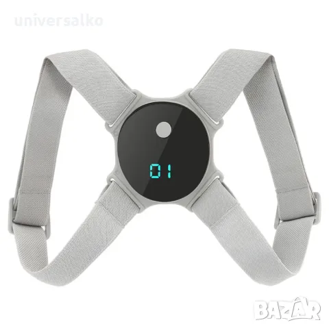 Колан за коригиране на стойка против изкривяване с вибрация, прав гръб , снимка 1