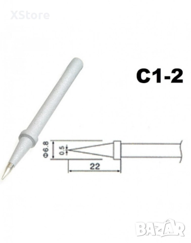 Човка за поялник C1-2 – универсален накрайник с прецизен връх, снимка 2 - Други инструменти - 52568654