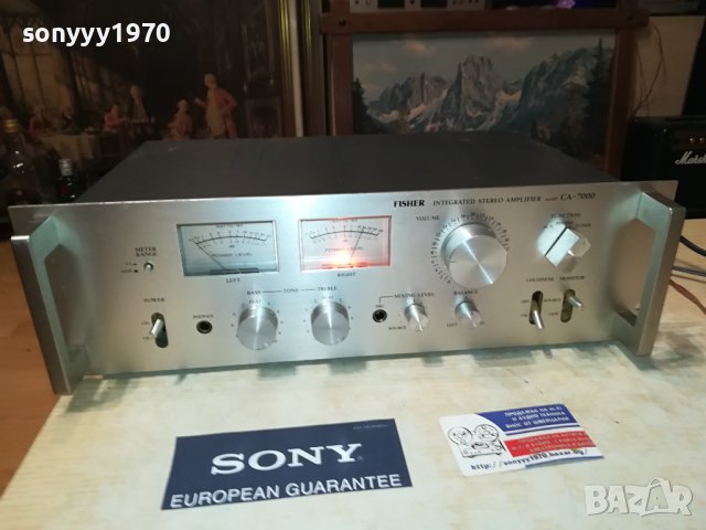 FISHER AMPLIFIER-MADE IN JAPAN 2006231628, снимка 4 - Ресийвъри, усилватели, смесителни пултове - 41288548