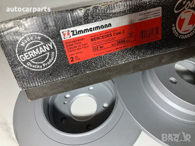 Спирачни дискове ZIMMERMANN за Мерцедес С и Е Класа/ MERCEDES-BENZ C-Class, E-Class, снимка 4 - Части - 48304145