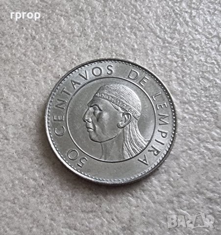 Монети. Хондурас . 10 и 50 центавос.  1990,1999 година., снимка 5 - Нумизматика и бонистика - 41793299