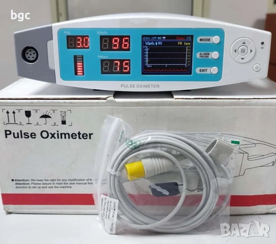  Пулсоксиметър Contec CMS70A, професионален, сензор за възрастни, измерва кислородна сатурация и пул, снимка 2 - Уреди за диагностика - 52558166