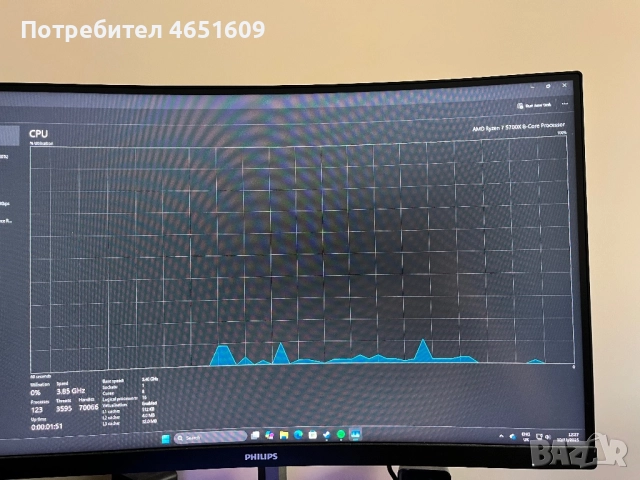 Геймърски звяр – Ryzen 7 5700X + RTX 3070 + Водно охлаждане!, снимка 4 - Геймърски - 52421654