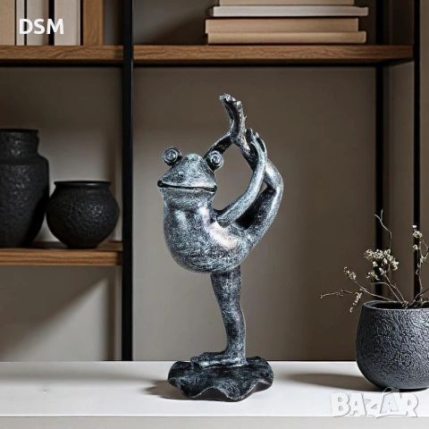 Нова Статуетка Йога Жаба - 3 варианта  - Декорация Жабка, снимка 3 - Други - 53334347